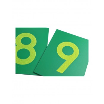 SMILŠPAPĪRA CIPARI, MONTESORI MATERIĀLS