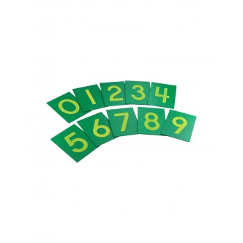 SMILŠPAPĪRA CIPARI, MONTESORI MATERIĀLS