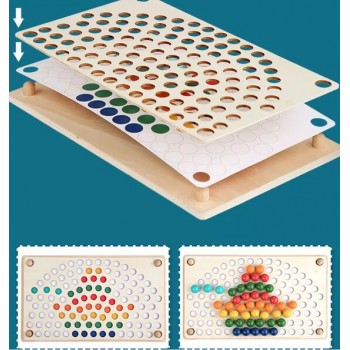 VARAVĪKSNES TĀFELE AR PĒRLĪTĒM, RĪKIEM UN UZDEVUMU KARTĪTĒM - OUWKIDS VARAVĪKSNES TĀFELE AR PĒRLĪTĒM, RĪKIEM UN UZDEVUMU KARTĪTĒM - OUWKIDS