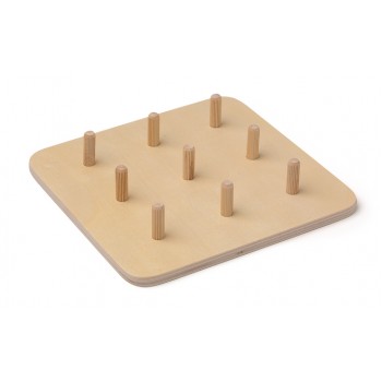 Wooden Pegboard for Letters, Numbers and Shapes