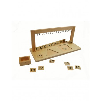 Krāsaino Pērļu Trepes Statīvs (11-19) - OUWKIDS - PIEEJAMS PĒC PASŪTĪJUMA Krāsaino Pērļu Trepes Statīvs (11-19) - OUWKIDS - PIEEJAMS PĒC PASŪTĪJUMA