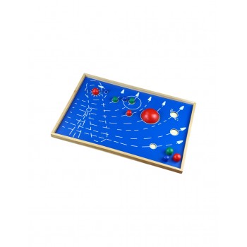 Puzzle - Karte - 9 Planētas - OUWKIDS - PIEEJAMS PĒC PASŪTĪJUMA