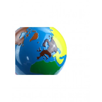 Kontinentu Globuss Krāsains - OUWKIDS - PIEEJAMS PĒC PASŪTĪJUMA