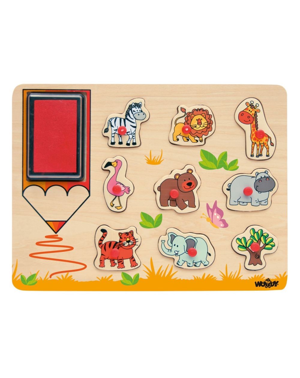 Koka Zīmogi - Puzle Safari - WOODY