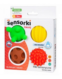Sensoro Bumbiņu Komplekts 4 Gab. - TULLO Sensoro Bumbiņu Komplekts 4 Gab. - TULLO