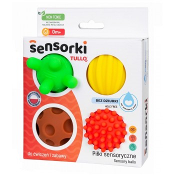 Sensory Ball Set, 4 pcs. - TULLO Sensory Ball Set, 4 pcs. - TULLO