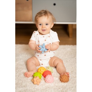 Sensory Balls Pastel, Without Holes, 8 Pcs - TULLO