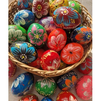 Painted Wooden Egg - OUWAKIDS