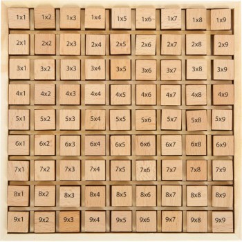 WOODEN MULTIPLICATION TABLE - SMALL FOOT