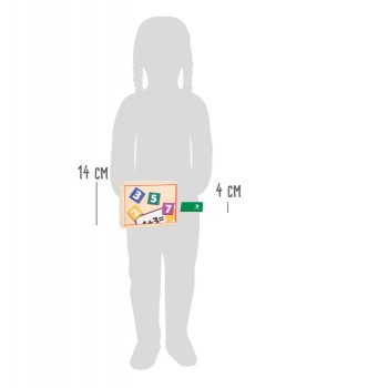 MĀCĪBU SPĒLE KOKA PUZLE MATEMĀTIKA - SMALL FOOT