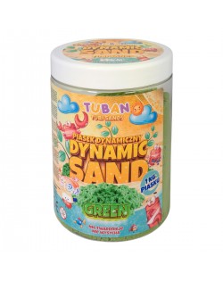 DINAMISKĀS KINĒTISKĀS SMILTIS GREEN 1 kg - TUBAN
