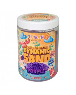 DINAMISKĀS KINĒTISKĀS SMILTIS PURPLE 1 kg - TUBAN