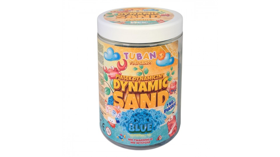 Dinamiskās Kinētiskās Smiltis Blue 1 kg - Tuban
