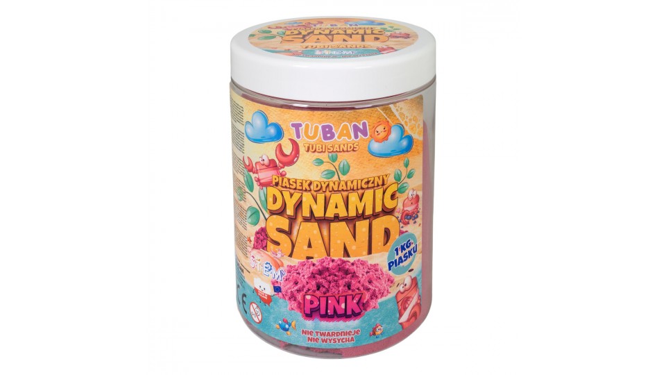 Dinamiskās Kinētiskās Smiltis Pink 1 kg - Tuban Dinamiskās Kinētiskās Smiltis Pink 1 kg - Tuban