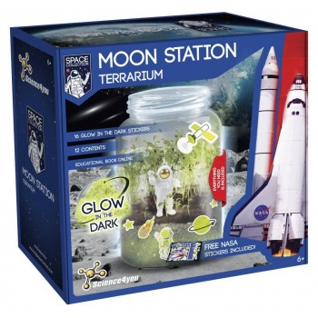 SCIENTIFIC CREATIVE SET NASA MOON STATION TERRARIUM - SCIENCE4YOU