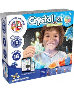 TUMSĀ SPĪDOŠA KRISTĀLU FABRIKA ZINĀTNISKS RADOŠS KOMPLEKTS - SCIENCE4YOU