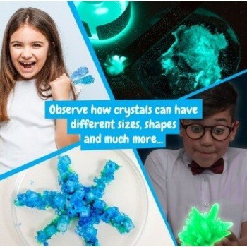 CRYSTAL FACTORY SHINING IN THE DARK SCIENTIFIC CREATIVE SET - SCIENCE4YOU CRYSTAL FACTORY SHINING IN THE DARK SCIENTIFIC CREATIVE SET - SCIENCE4YOU