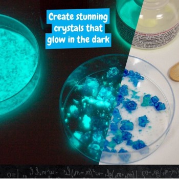 CRYSTAL FACTORY SHINING IN THE DARK SCIENTIFIC CREATIVE SET - SCIENCE4YOU CRYSTAL FACTORY SHINING IN THE DARK SCIENTIFIC CREATIVE SET - SCIENCE4YOU