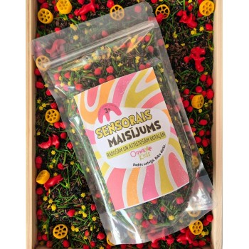 PĻAVAS ZIEDU PIEDZĪVOJUMS, SENSORO ROTAĻU KOMPLEKTS, SENSORĀ BĀZE, MAISĪJUMS - OUWAKIDS